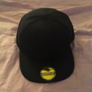 Solid Colored Black Hat